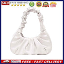 Pleated Women Handbags PU Leather Female Elegant Small Clutch Shoulder Totes Bag