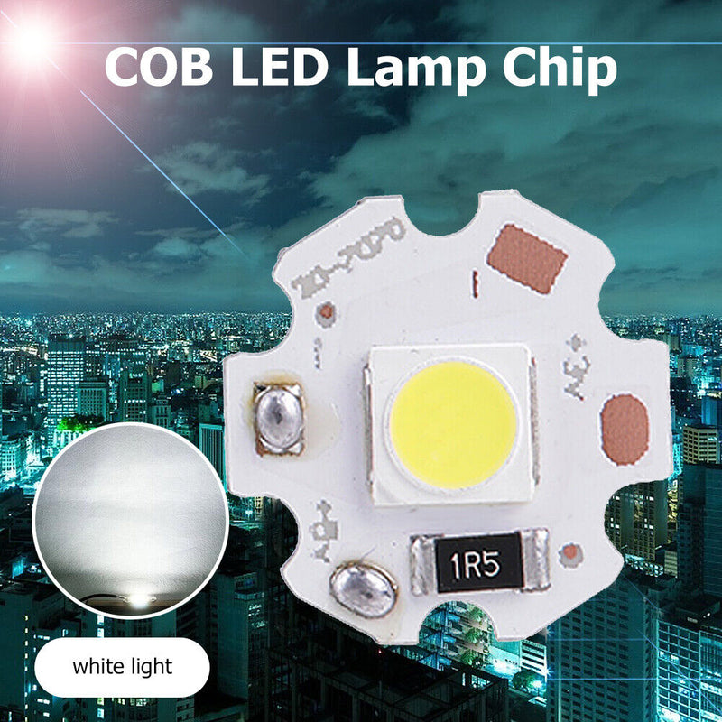 High Power 5V 3W COB LED Lamp Chip Light Source for Floodlight (White) Newly