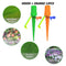 Auto Drip Irrigation Watering System Spike for Plants (Green + Orange)