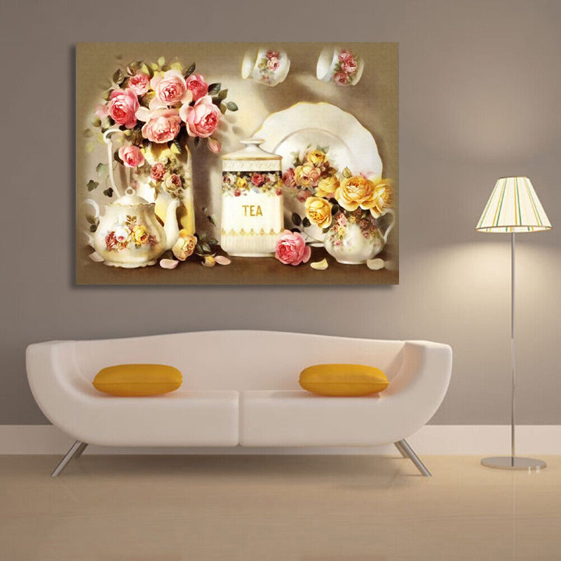 DIY Full Drill  Taste Of Home  Diamond Wall Stickers Painting Home Decor