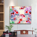 Frameless Oil Paint By Numbers Kit DIY Acrylic Beautiful Fish Handmade Craft