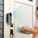 Smart Video Doorbell Bracket Wall Mounted ABS Doorbell Accessories (Black) Newly