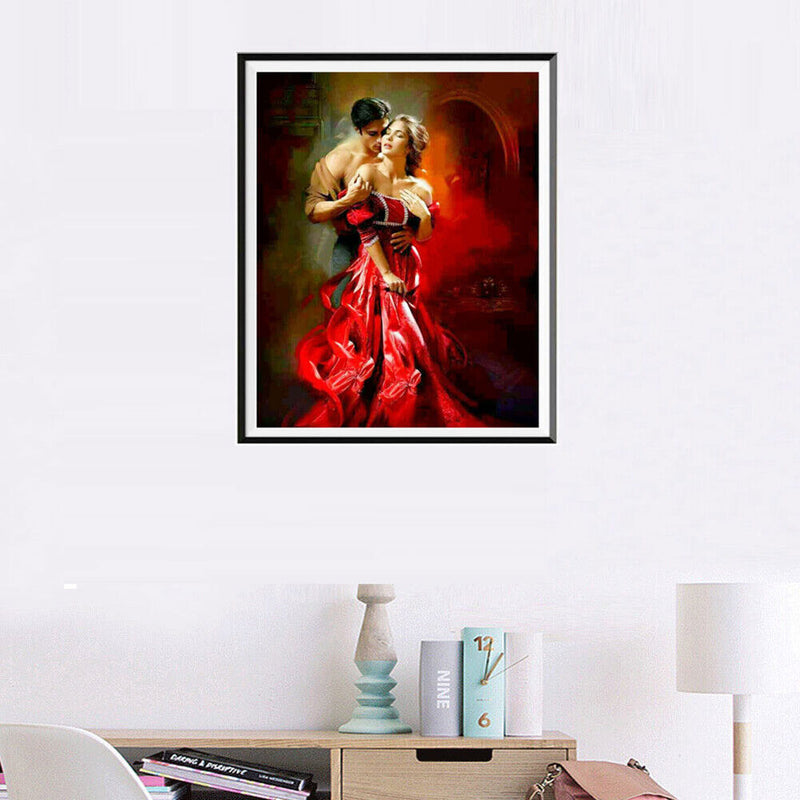 5D DIY Full Drill Diamond Painting Dancing Lovers Cross Stitch Embroidery Newly