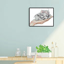 Partial Cross Stitch Art Paint 14CT Stamped Elephant Embroidery Wall Ornament