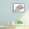 Partial Cross Stitch Art Paint 14CT Stamped Elephant Embroidery Wall Ornament