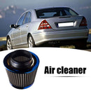 76mm Inlet Car Cold Air Intake Cone Washable Clamp-on Dry Air Filter Burnt