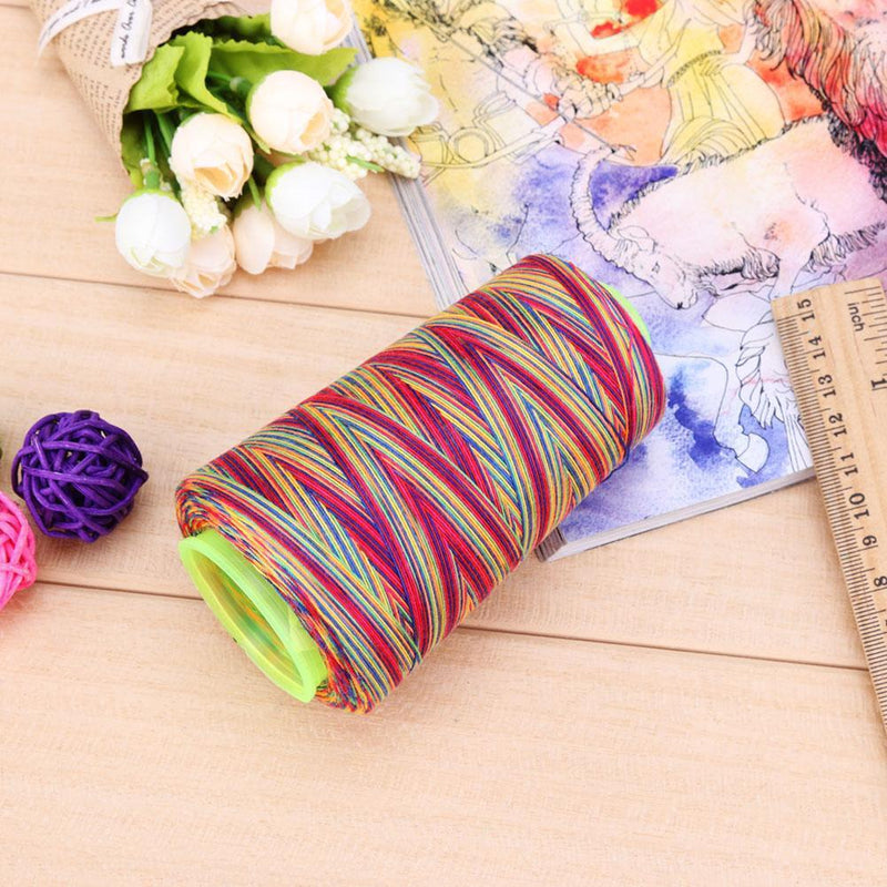 Rainbow Cross Stitch Sewing Threads Textile Yarn Woven Embroidery Line(A) Newly