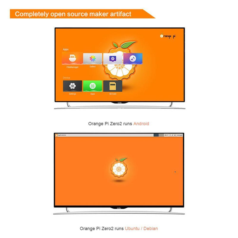 Orange Pi Zero 2 Board 1GB RAM Quad-Core Dual-band WIFI Open Source Board