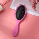Magic Detangling Comb Shower Hair Brush Air Bag Paddle Massage Brush (Pink)