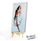 Frameless Oil Paint By Numbers DIY Feather Picture Craft Room Decoration Kit