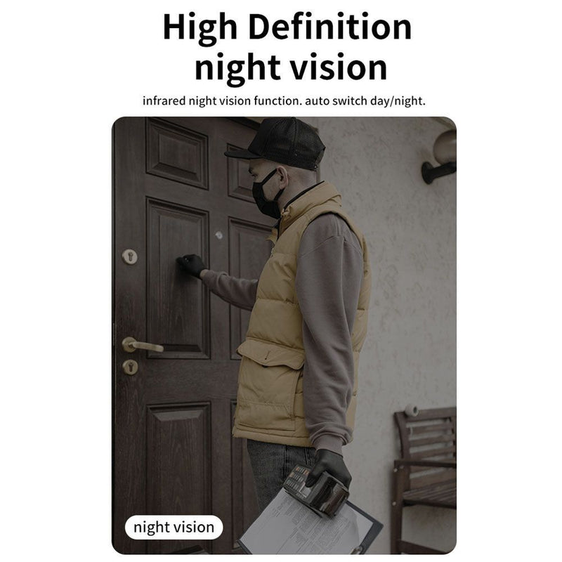 Vision HD Camera Video Doorbell Wifi Doorbell Intercom Wireless Smart Doorbell