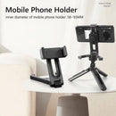 Adjustable Desktop Mobile Phone Selfie Holder Stand Folding Bracket (Black)