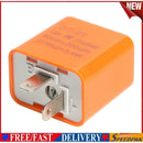 Motorcycle Motorbike 2 Pin Speed Adjustable LED Indicator Flasher Relay