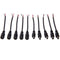 5pcs 5.5*2.1mm LED Light DC Male Wire with Lock Cable Buckle Male