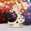 Tree Creative Christmas Tree Crafts Christmas Ornaments with Stand Wood Slices