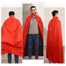 Halloween Black Red Cape Reversible Dracula Devil Cloak Fancy Dress150c*