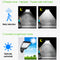 LED Solar Wall Light Outdoor Motion Sensor Lamp Garden Remote Lamp (18LED) Newly