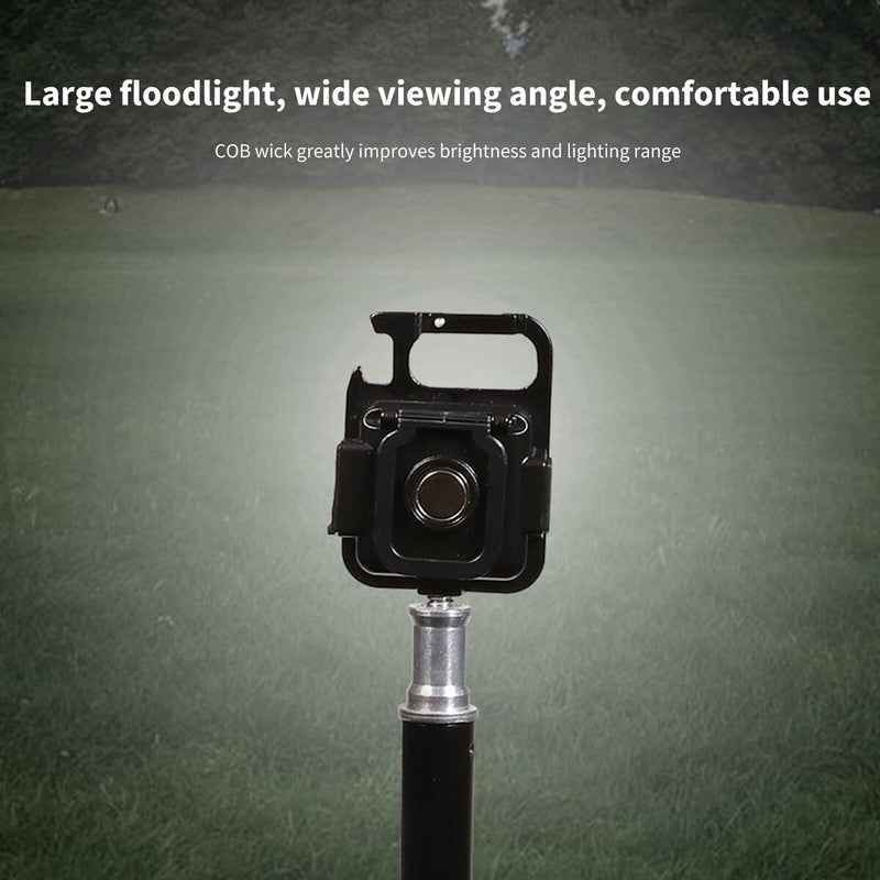 USB Mini LED Flashlights Rechargeable Pocket Lamp Bottle Opener 4 Lighting Modes