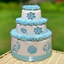 4pcs/Set DIY Leaf Flower Coffee Stencils Cake Baking Scrapbook Templates