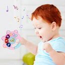 Baby Rattle Music Flashing Infant Pat Hand Bell Early Educational Toys (C) Newly