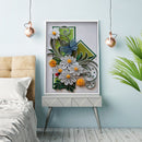 5D Diamond Painting DIY Butterfly flowers Full Round Drill Rhinestone Kit
