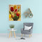 Canvas Paint By Numbers Tulips Flower Oil Hand Painted Drawing Kit Home Decor