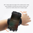 Outdoor Sport Phone Wrist Holder Removable Rotating Phone Armband (Black)