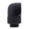 G1/4 Inner Outer Dual Thread 90 Degree Rotary Water Tube Connector(Black)