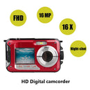 B268 Digital Photo Camera Waterproof Video Recorder Dual Screen DV Camcorder