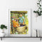 Oil Paint By Numbers Picture DIY Painting Old Lady Friend Acrylic Paint Decor