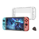 Left/Right Handle Host Transparent Protective Case Fit for Nintendo Switch OLED