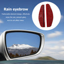 2pcs Universal Diamond Car Rearview Mirror Sun Visor Shade Rain Shield Eyebro