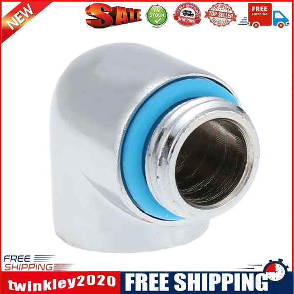 G1/4 Inner Outer Thread Water Tube Elbow Converter for PC Water Cooling