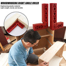 Right Angle Clamp Ruler L-Shaped Woodworking Positioning Fixture (Red) Newly