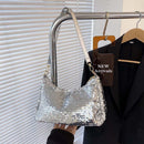 Fashion Sequin Shoulder Bags Women Shiny Handbag Female Shopping Underarm Purse