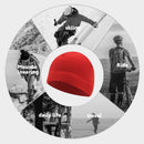 Beanies Hats Winter Warm Sports Cycling Running Ski Bonnet Caps (Red)