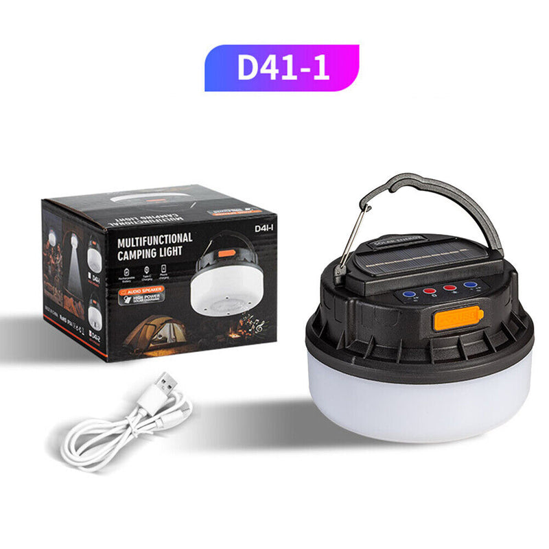 #A Solar Powered LED Camping Lamps Portable Outdoor Hiking Hanging Lighting Lant