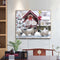 Frameless Oil Paint By Numbers DIY Snow Sheep Picture Craft Room Decoration Kit