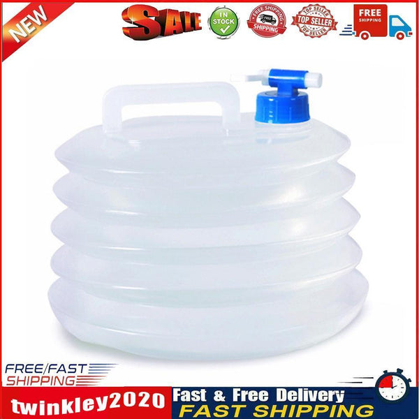Folding Leakproof Water Storage Container Outdoor Camp Water Bucket (10L) Newly