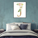 5D Diamond Painting DIY flower alphabet Full Round Drill Mosaic Art