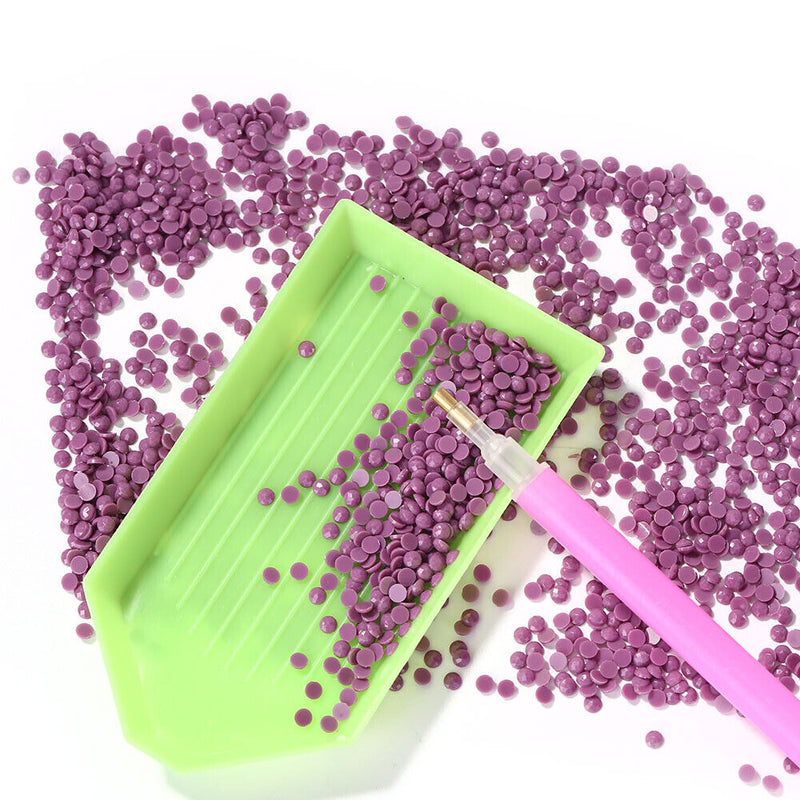 1 DMC Color Round Drill Diamond Rhinestone Crystal Beads for Missing Beads Bag