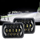 5x7 inch LED Headlight for Jeep 300W Headlamp with High Low Beam DRL Turn Signal