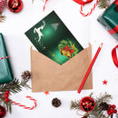 Christmas Postcards Specially Shaped Drill Diamond Painting Set DIY Handmade