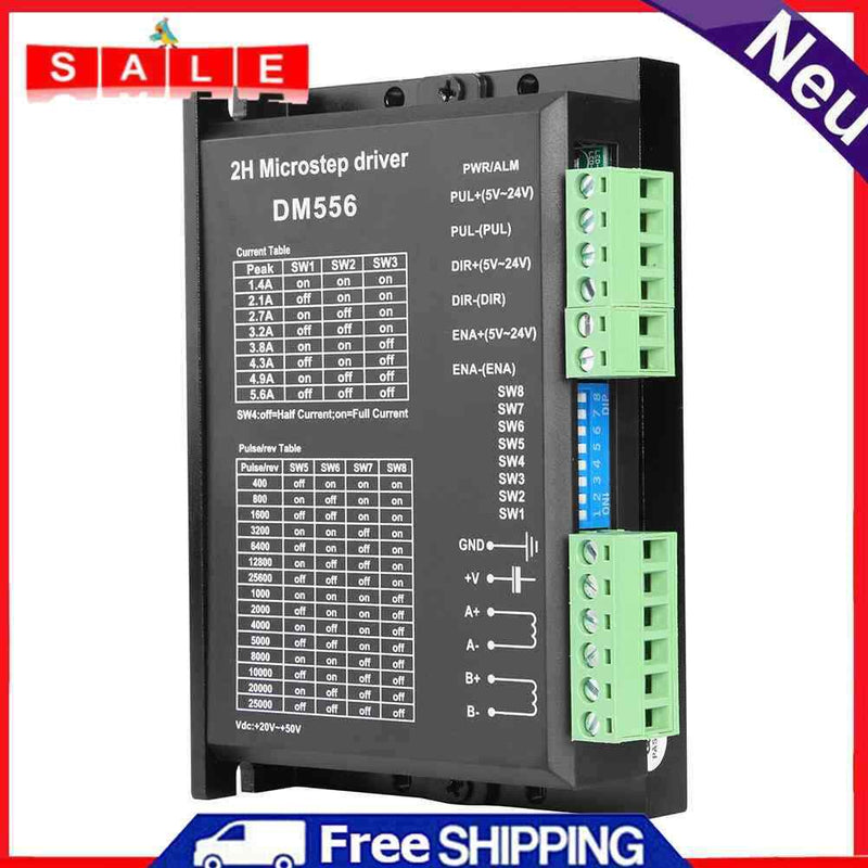 DM556 Digital Stepper Motor Driver 2-Phase 5.6A for 57 86 Stepping Motor