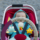 Hanging Baby Rattle Ring Bell Bed Newborn Pram Clip Music Toys Pendant (A) Newly