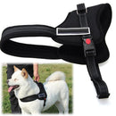 Adjustable Harness  Pulling Padded Large Dog Harness Collar (Black)(L)