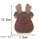 Home Decoration Snowman Santa Claus Christmas Ornaments Deer Wooden Crafts