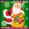 Home Hand Painted on Canvas DIY Christmas Santa Oil Paint By Numbers Drawing