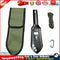Outdoor Camping Shovel Paracord Garden Spade EDC Emergency Tools (Black) Newly