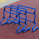 Foldable Removeable Football Barrier Frame Soccer Training Barrier (Blue)